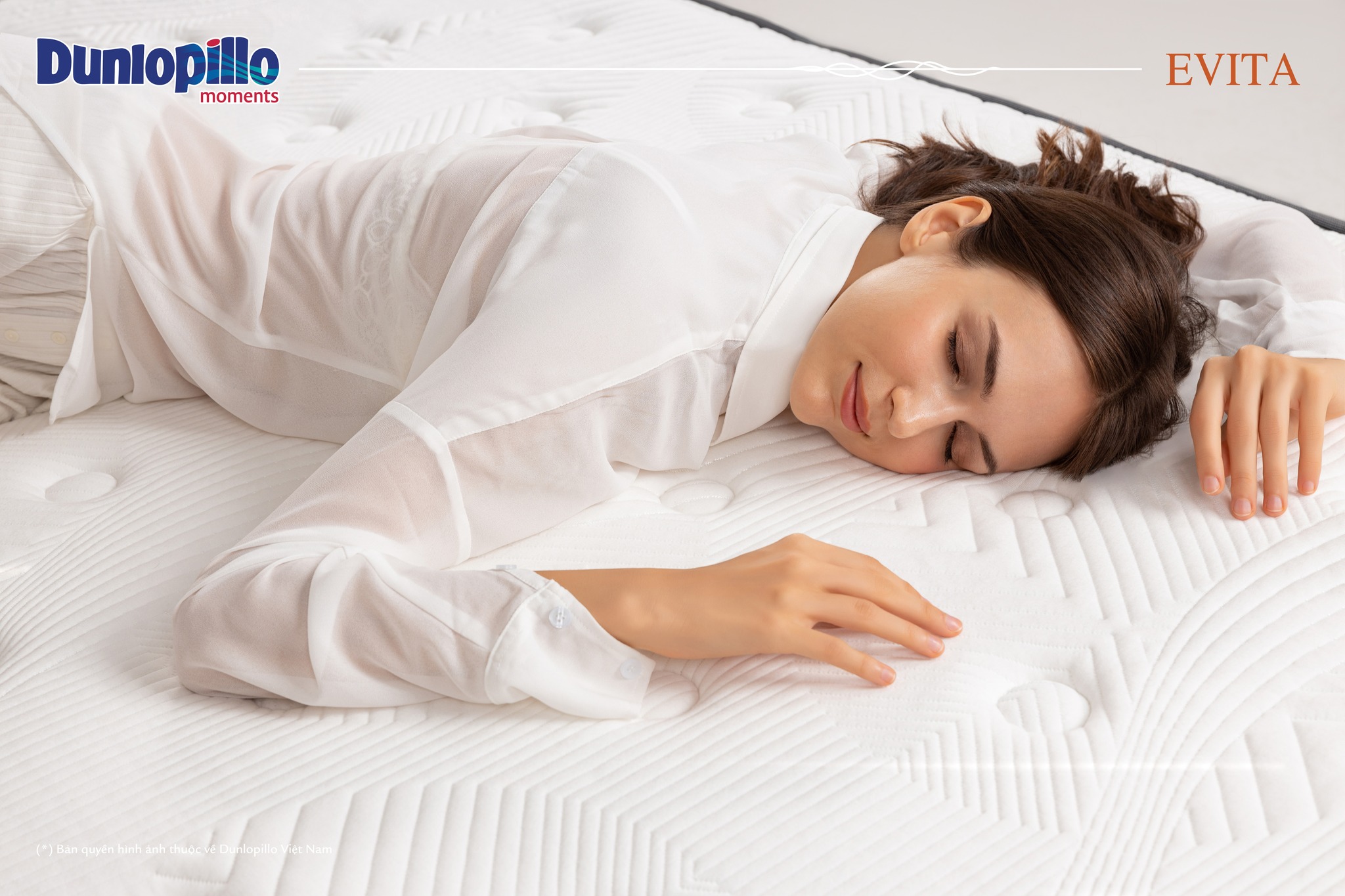 Nệm lò xo cao cấp Dunlopillo Evita 28cm