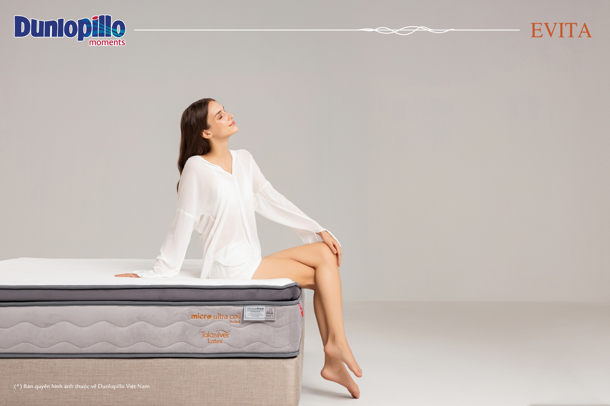 Nệm lò xo cao cấp Dunlopillo Evita 28cm